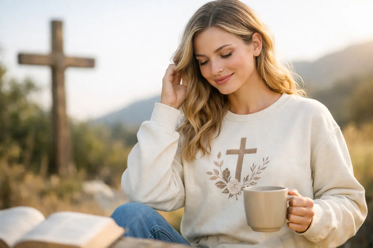 Women Christian Sweatshirts That Speak Faith