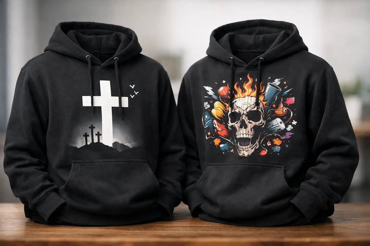 Christian Hoodies vs Graphic Hoodies