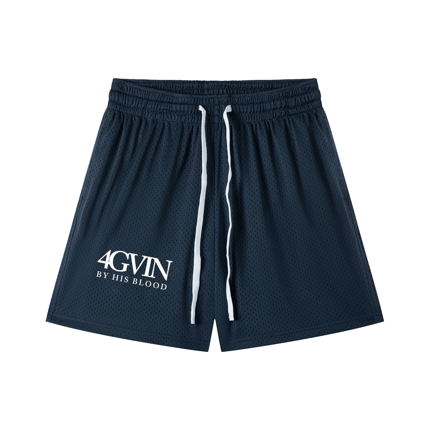 Mesh Drawstring Shorts