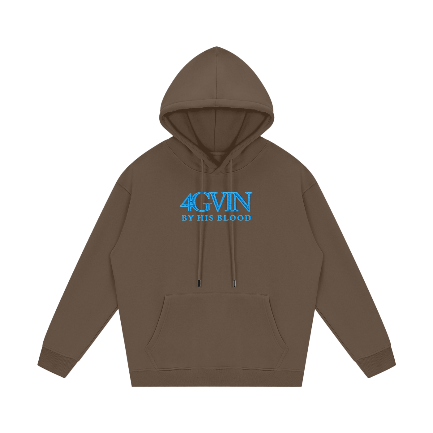 4GVIN Classic Unisex Cotton Hoodie BLUE