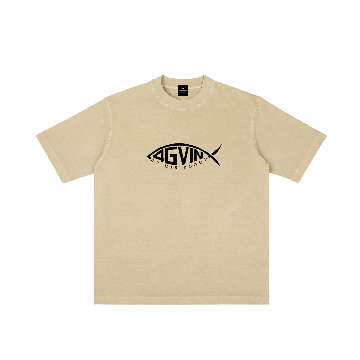 4GVIN ( Too Far ) Wash Drop Shoulder T-shirt