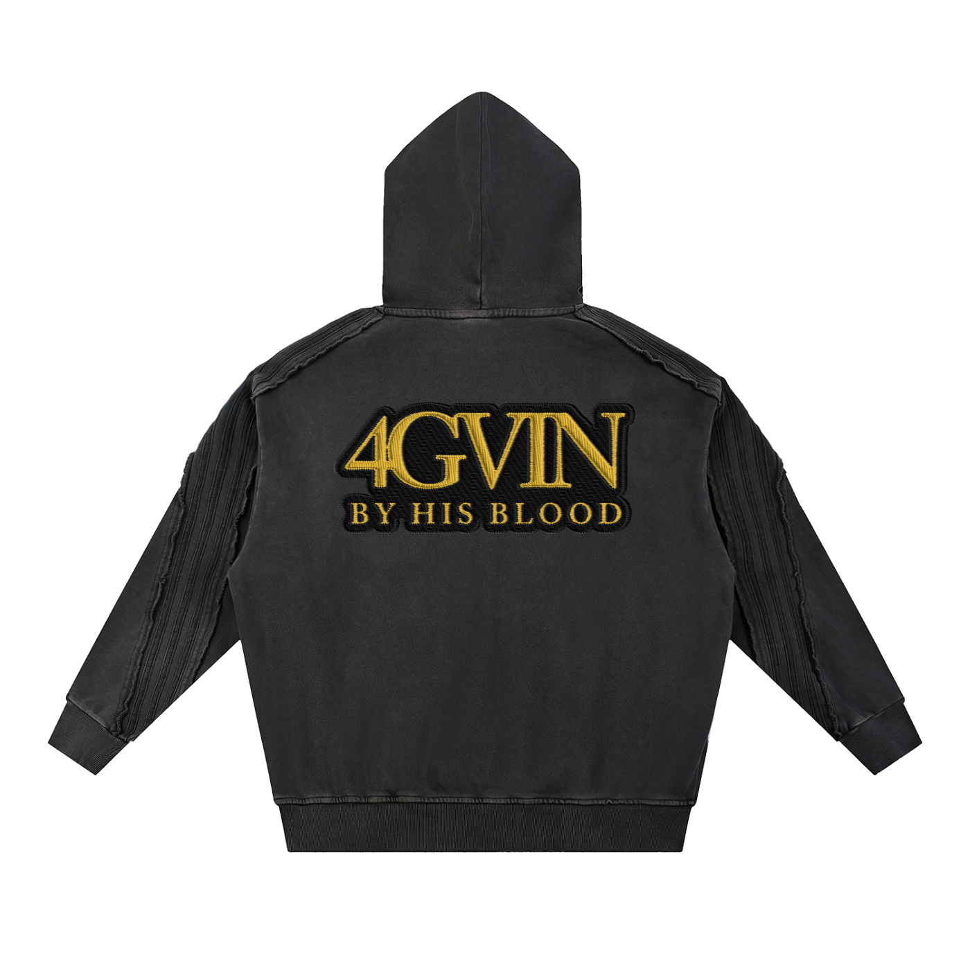 "707 Wax Seal" Deconstructed Hoodie 3d EFX