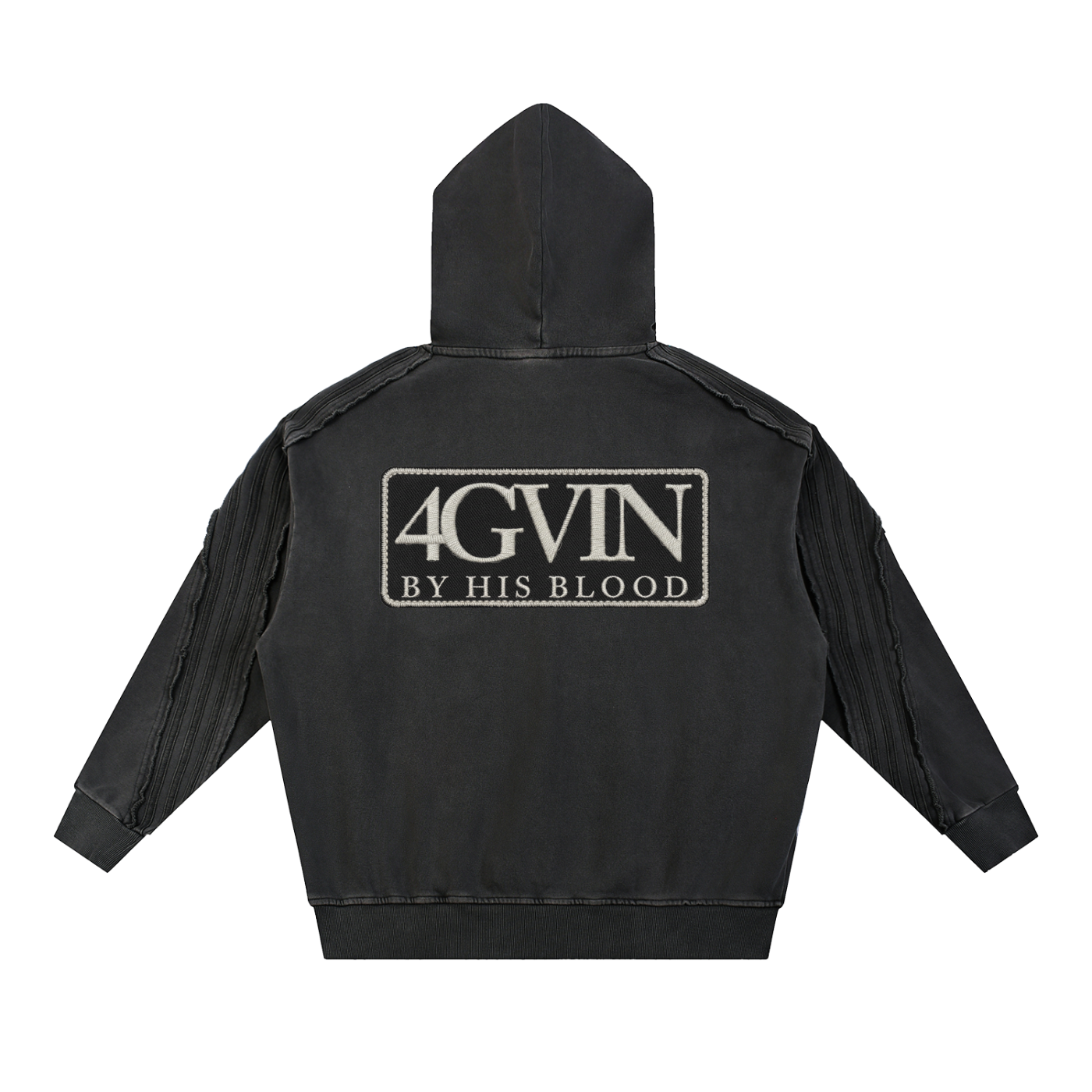 "707 Wax Seal" Deconstructed Hoodie 3d EFX