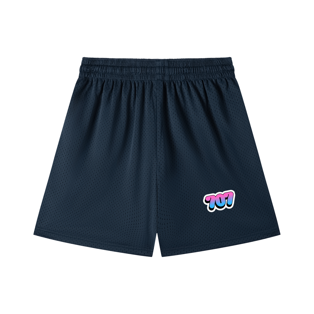 Mesh Drawstring Shorts