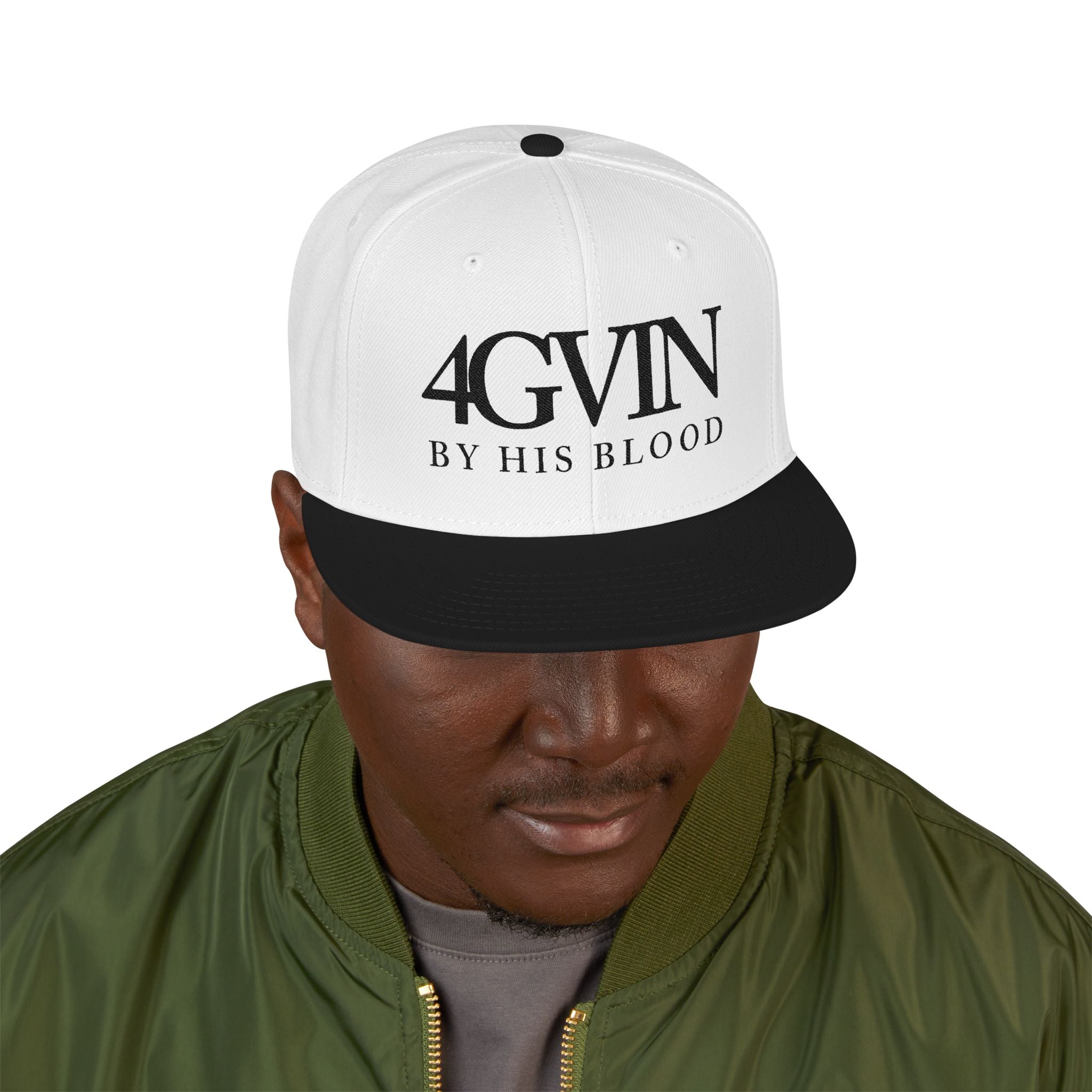 Snapback Hat — Subtle Embroidered Flag Pin & '707' Accent