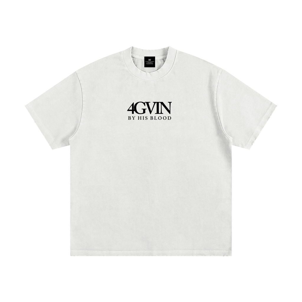 Heavyweight Vintage Washed Frayed T-Shirt