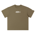 4GVIN ( PEZ IXOYE ) Drop Shoulder Cotton T-Shirt