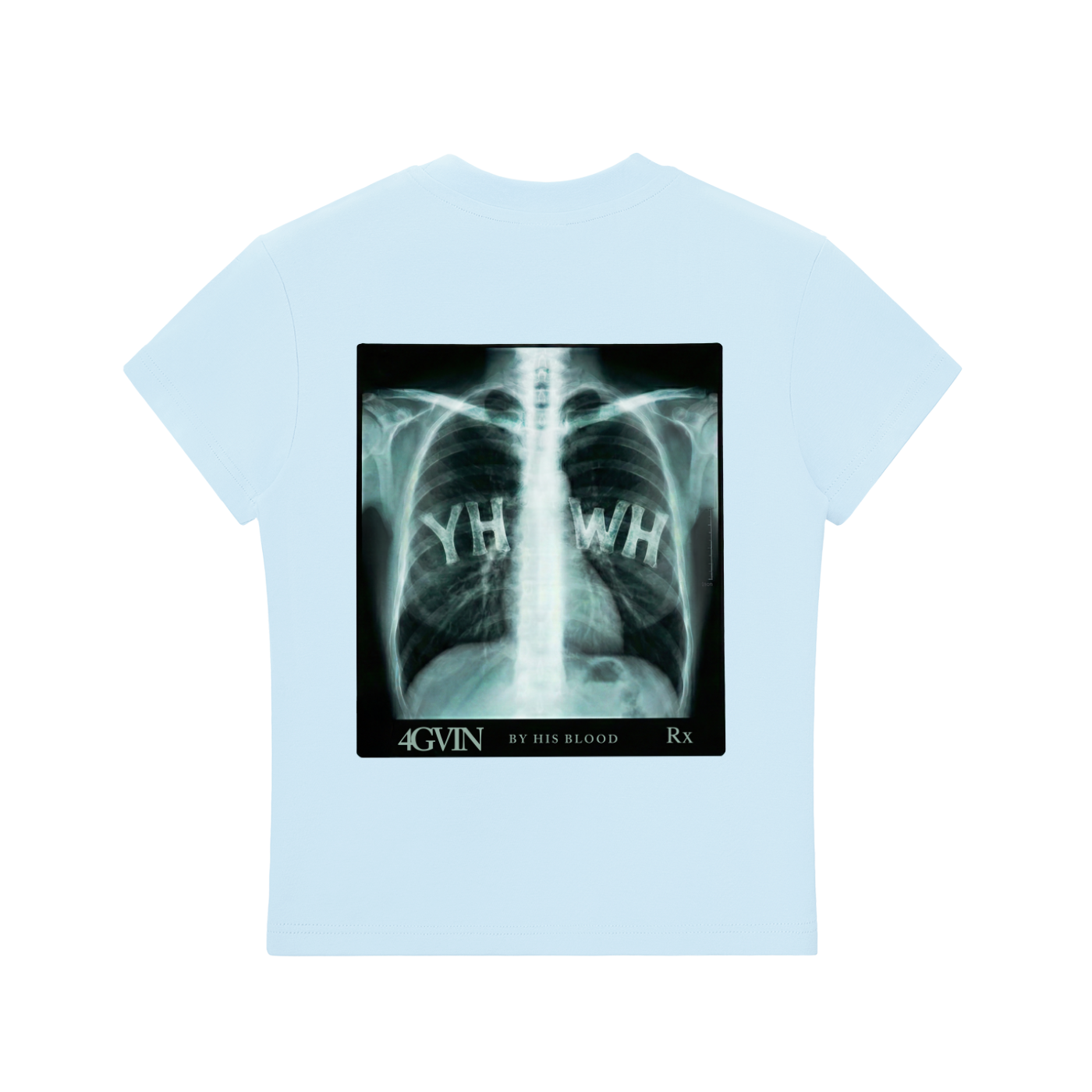 4GVIN "Breath of Life" Girls Essential Bodycon Crewneck T-Shirt