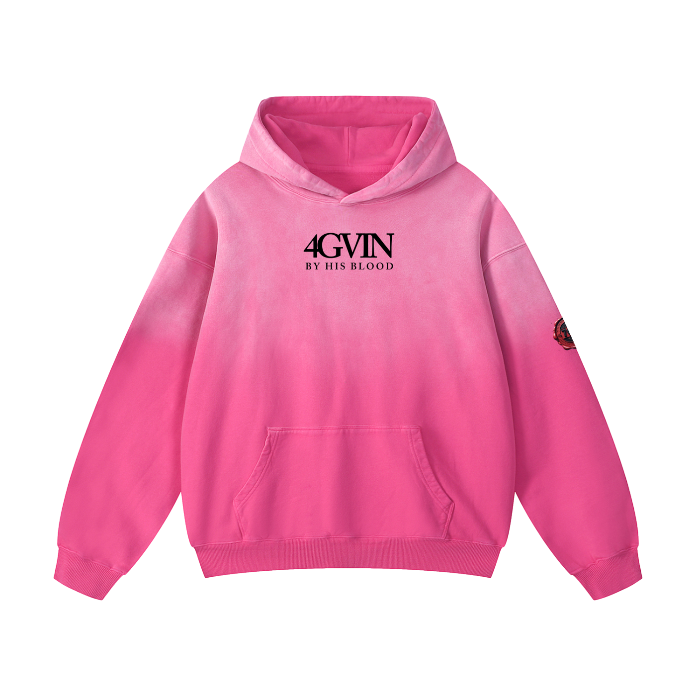 4GVIN Heavyweight Sunfade Oversized Hoodie