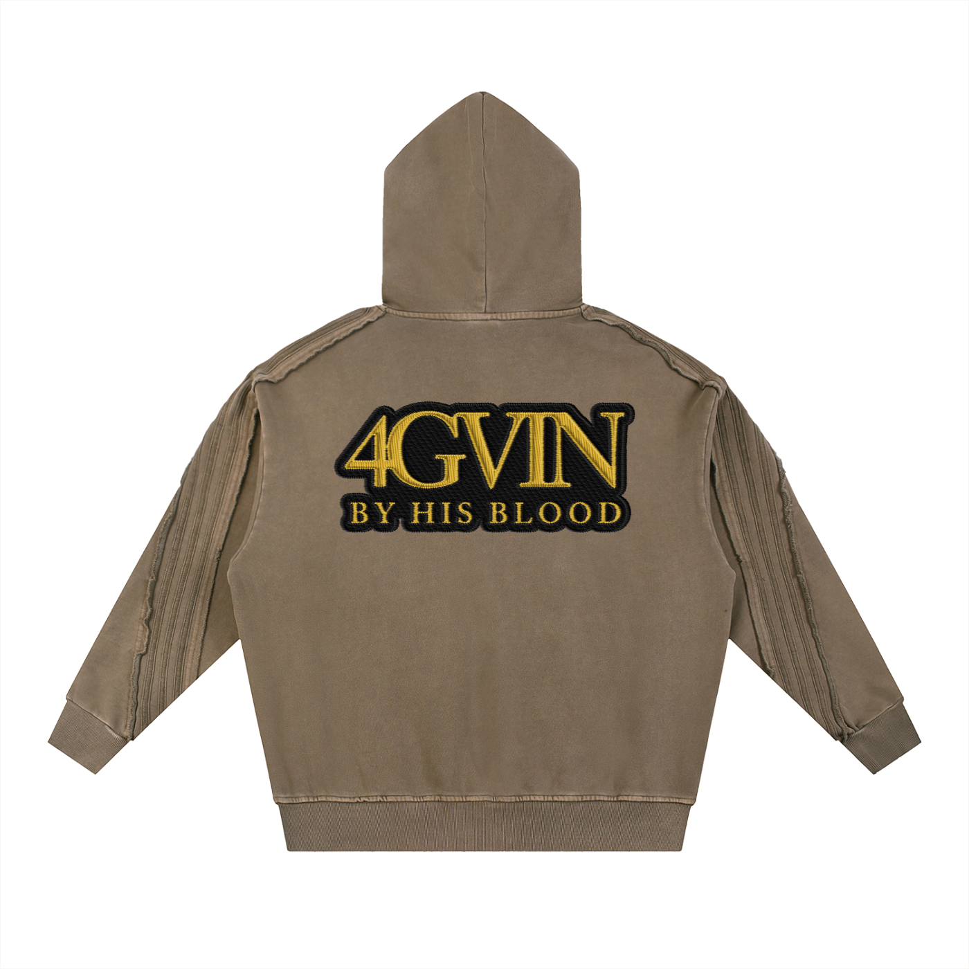 "707 Wax Seal" Deconstructed Hoodie 3d EFX