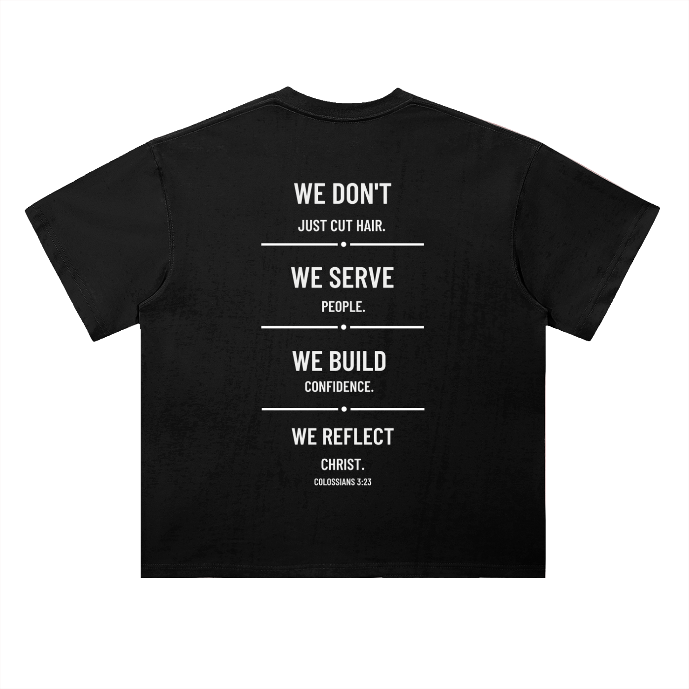 4GVIN ( Barber ) Heavyweight Drop Shoulder Cotton T-Shirt