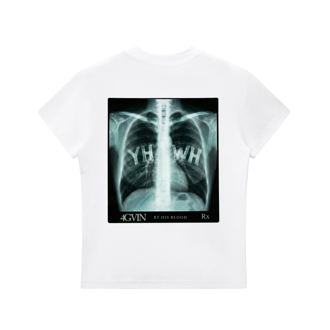 4GVIN "Breath of Life" Girls Essential Bodycon Crewneck T-Shirt