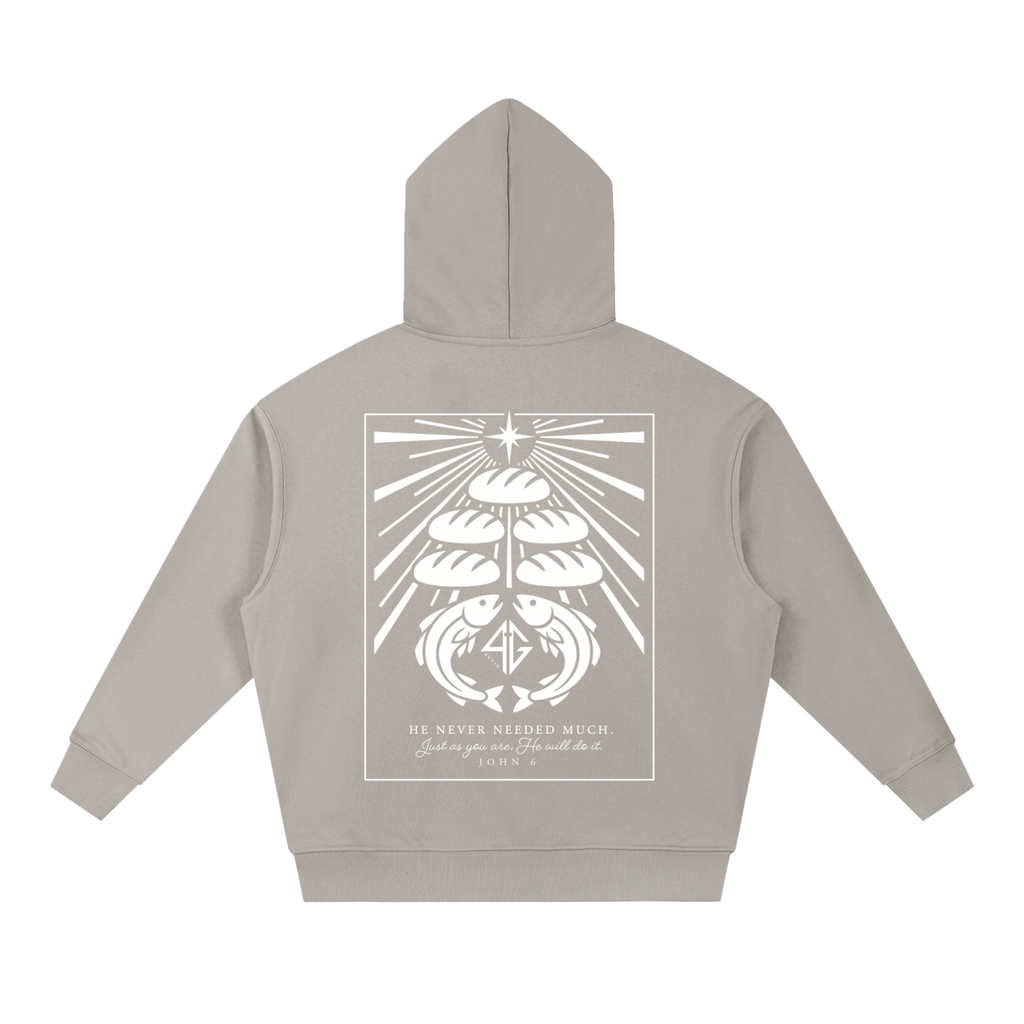 4GVIN ( 5 Panes ) Essential Boxy Heavyweight Drop-Shoulder Hoodie