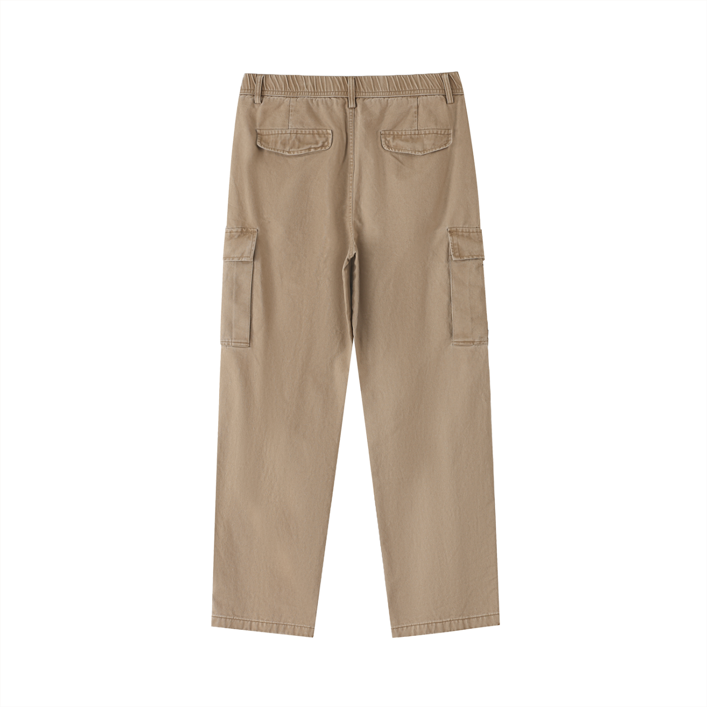4GVIN Cotton Elastic-Waist Cargo Pants