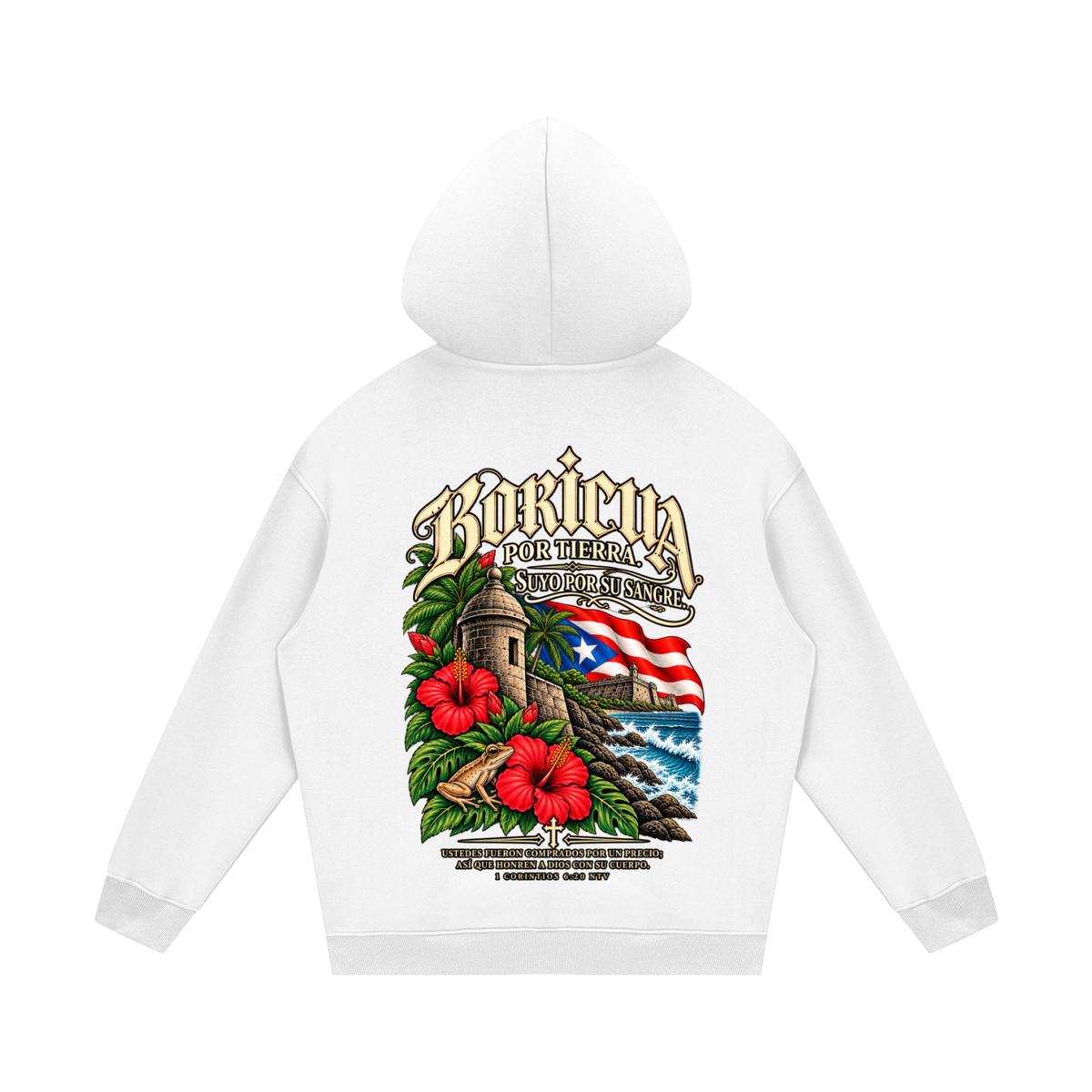 4GVIN ( Bori ) Streetwear Unisex Fleece Hoodie