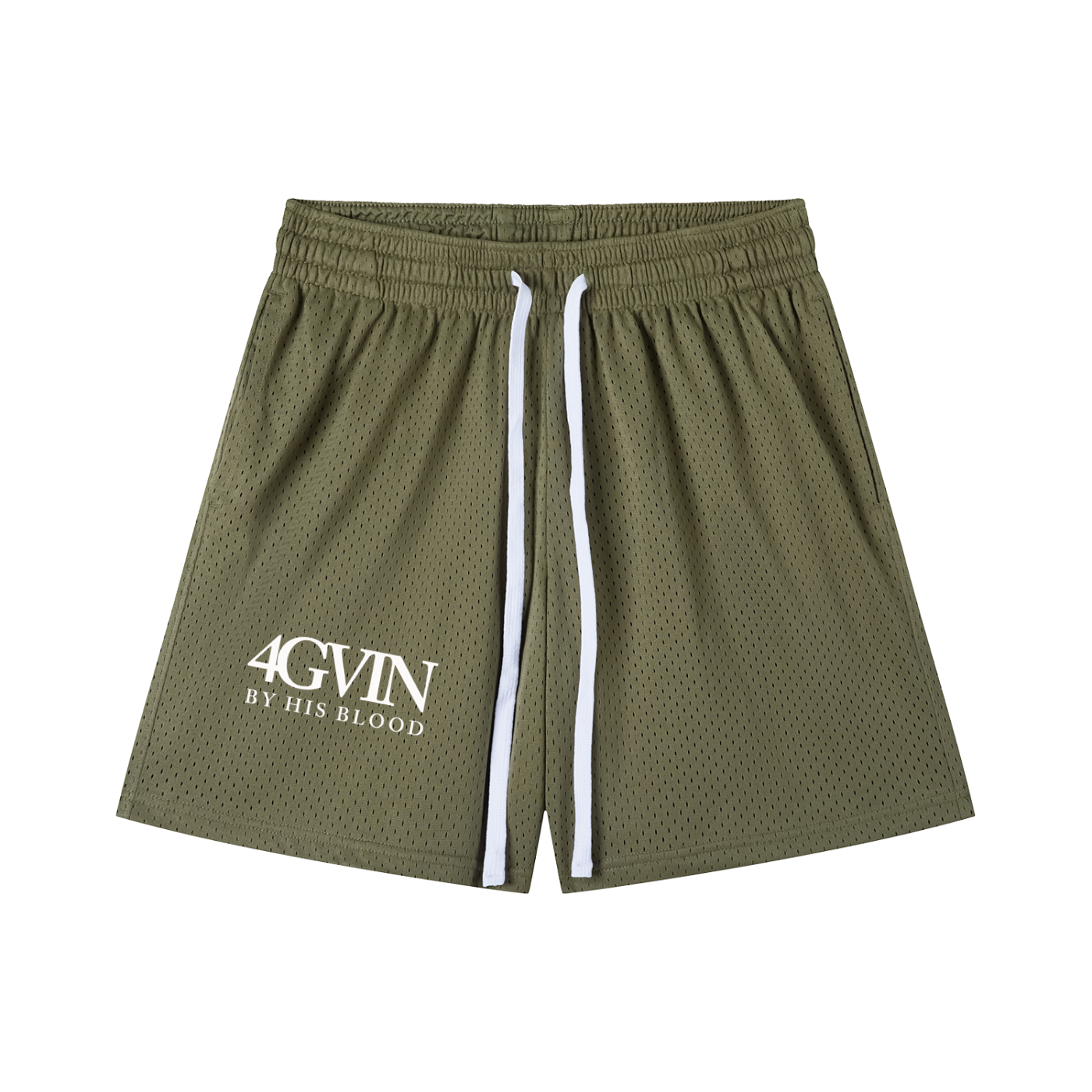 Mesh Drawstring Shorts