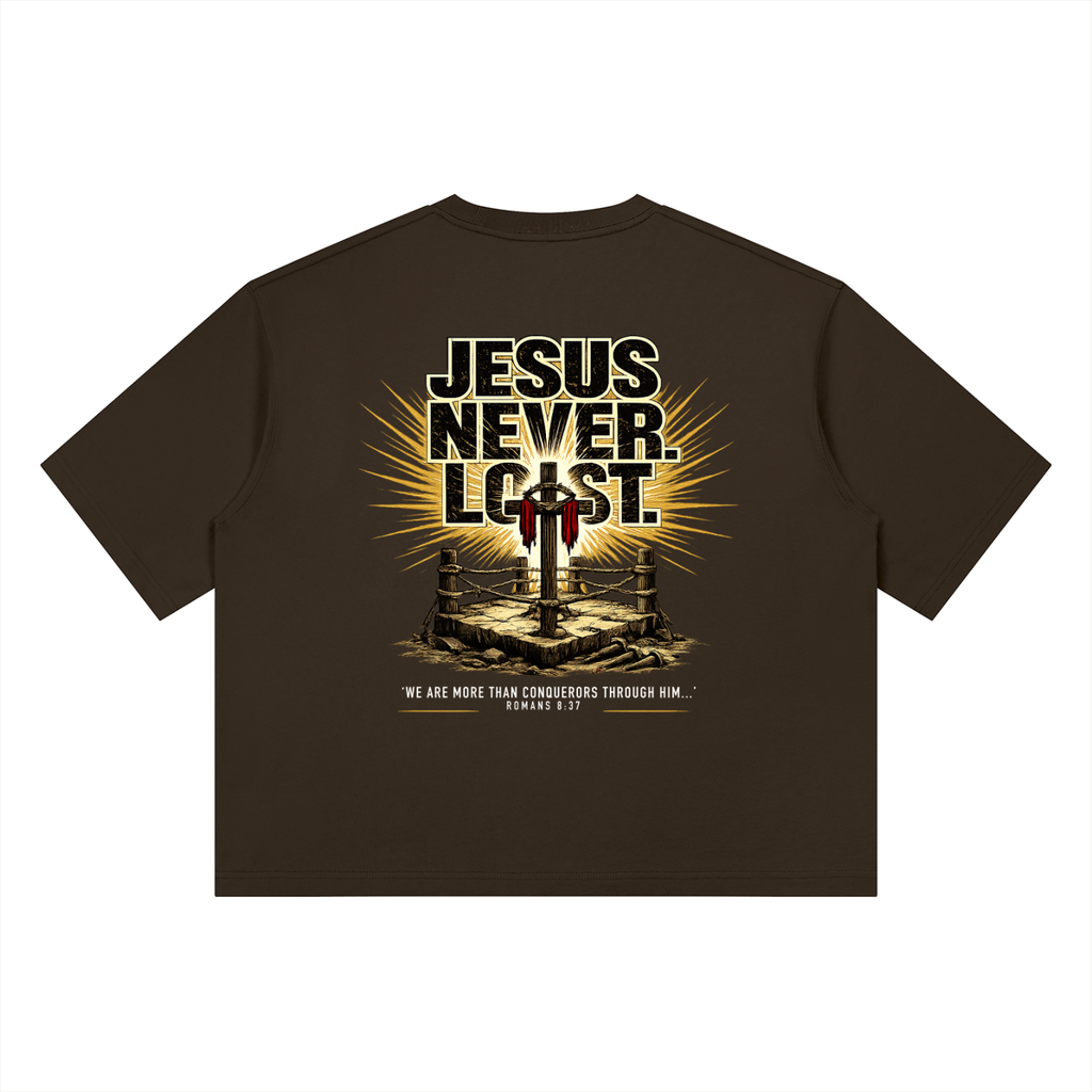 4GVIN ( Jesus Never ) Unisex Heavyweight Boxy T-Shirt