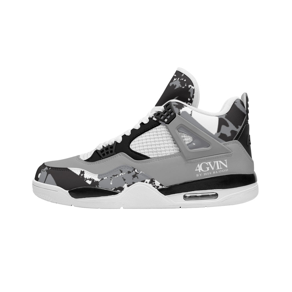 All-Over Print Men's Air Cushion Basketball Shoes