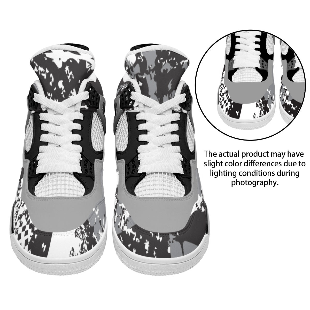 All-Over Print Men's Air Cushion Basketball Shoes