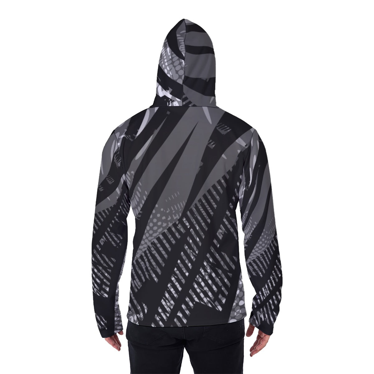 All-Over Print Men's Pullover Hoodie With Mask