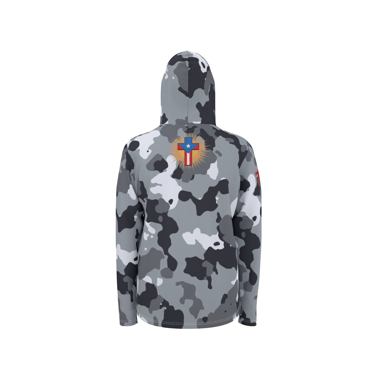 4GVIN All-Over Print Men's Sunscreen  Sports Hoodie With Thumb Holes