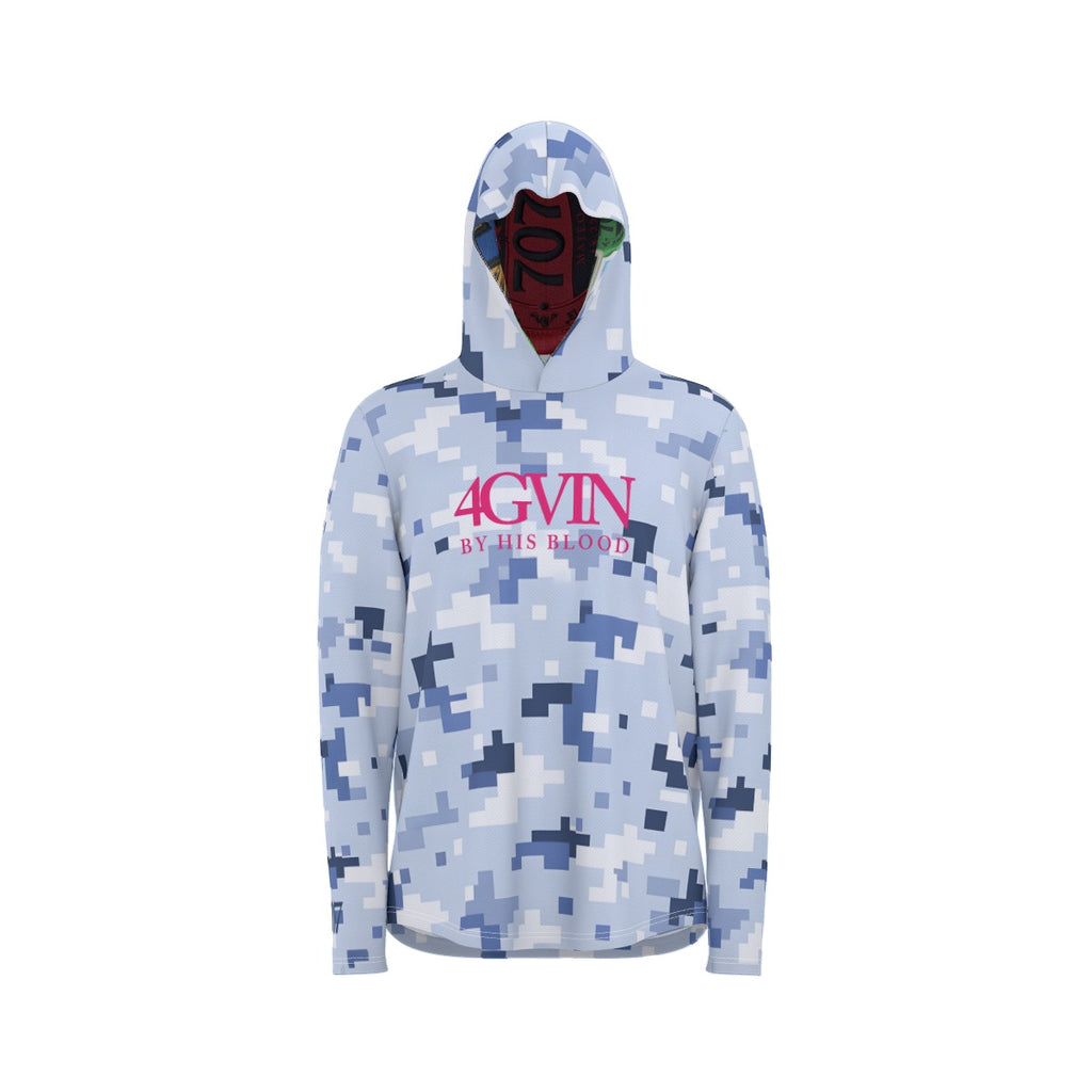 4GVIN All-Over Print Men's Sunscreen  Sports Hoodie With Thumb Holes
