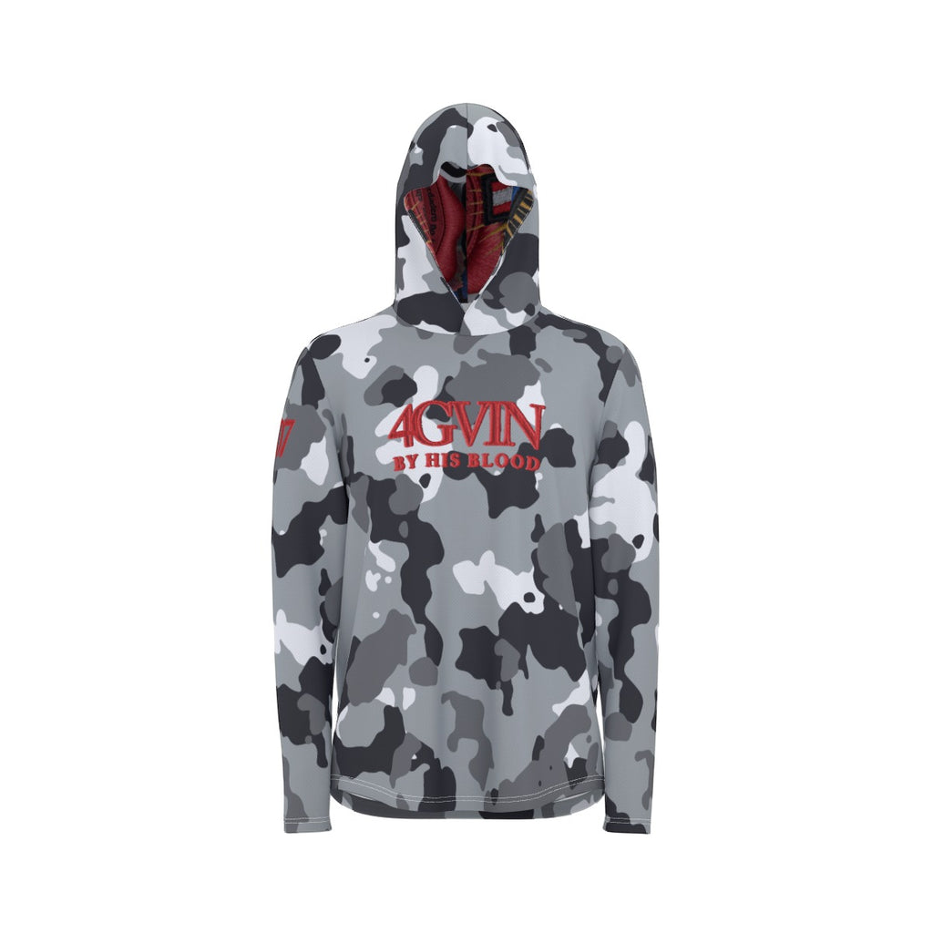 4GVIN All-Over Print Men's Sunscreen  Sports Hoodie With Thumb Holes
