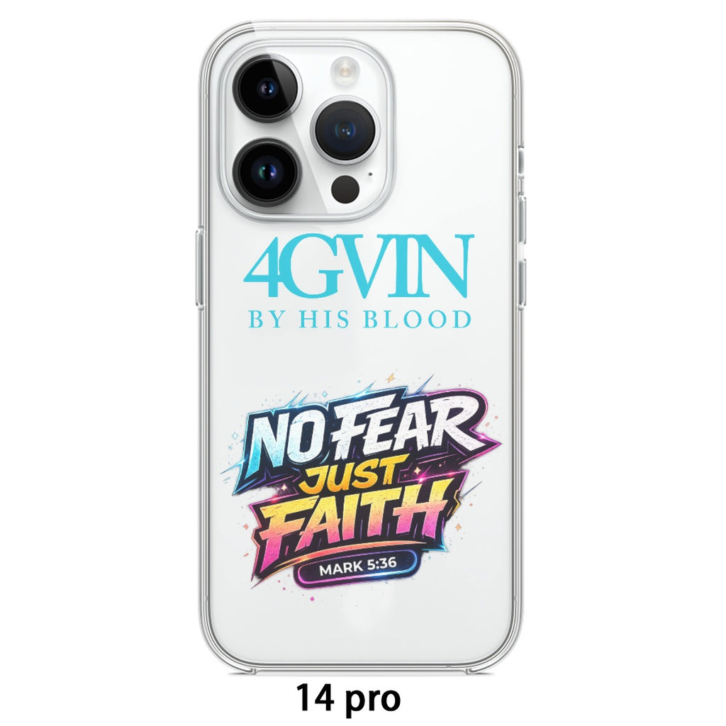 4GVIN ( No Fear )iPhone 14 15 Series Mobile Phone Case | TPU