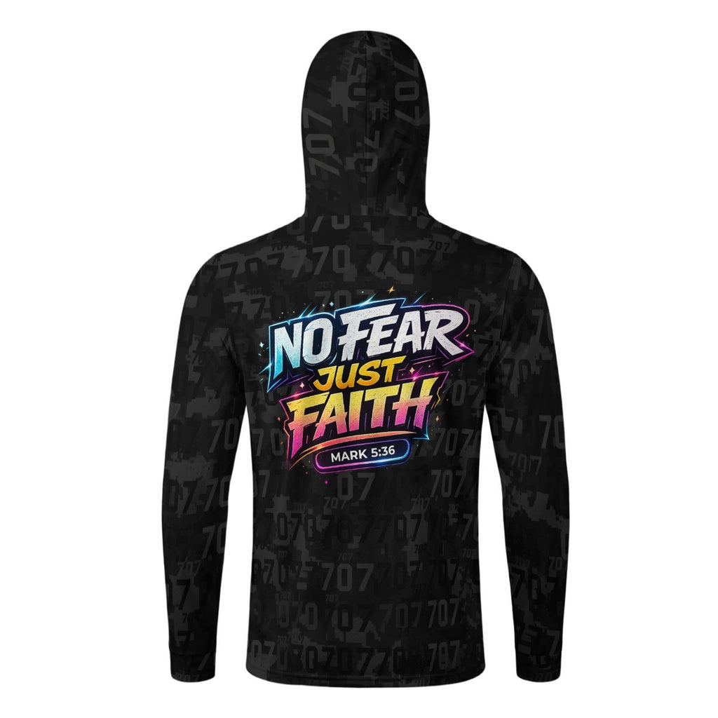 4GVIN All-Over Print Men’s Sun Protection Hoodie with Face Cover and Thumb Holes