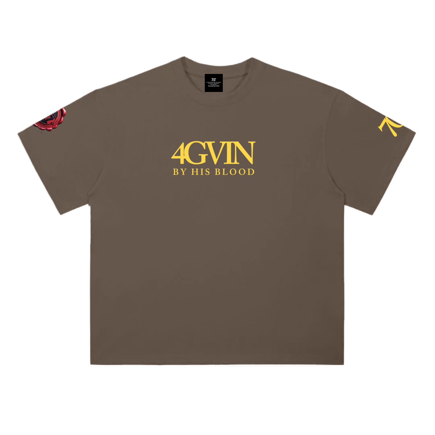 Heavyweight Drop Shoulder Cotton T-Shirt