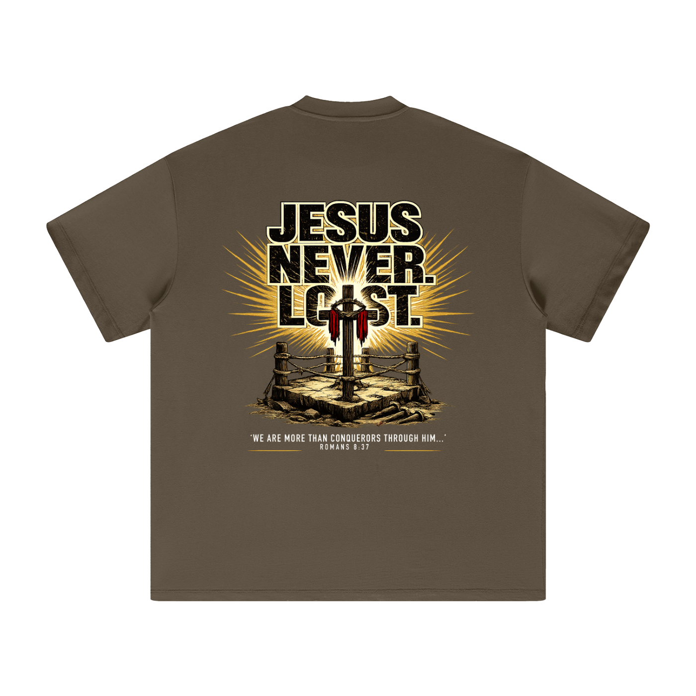 4GVIN ( Jesus Never ) Heavyweight Tone T-Shirt