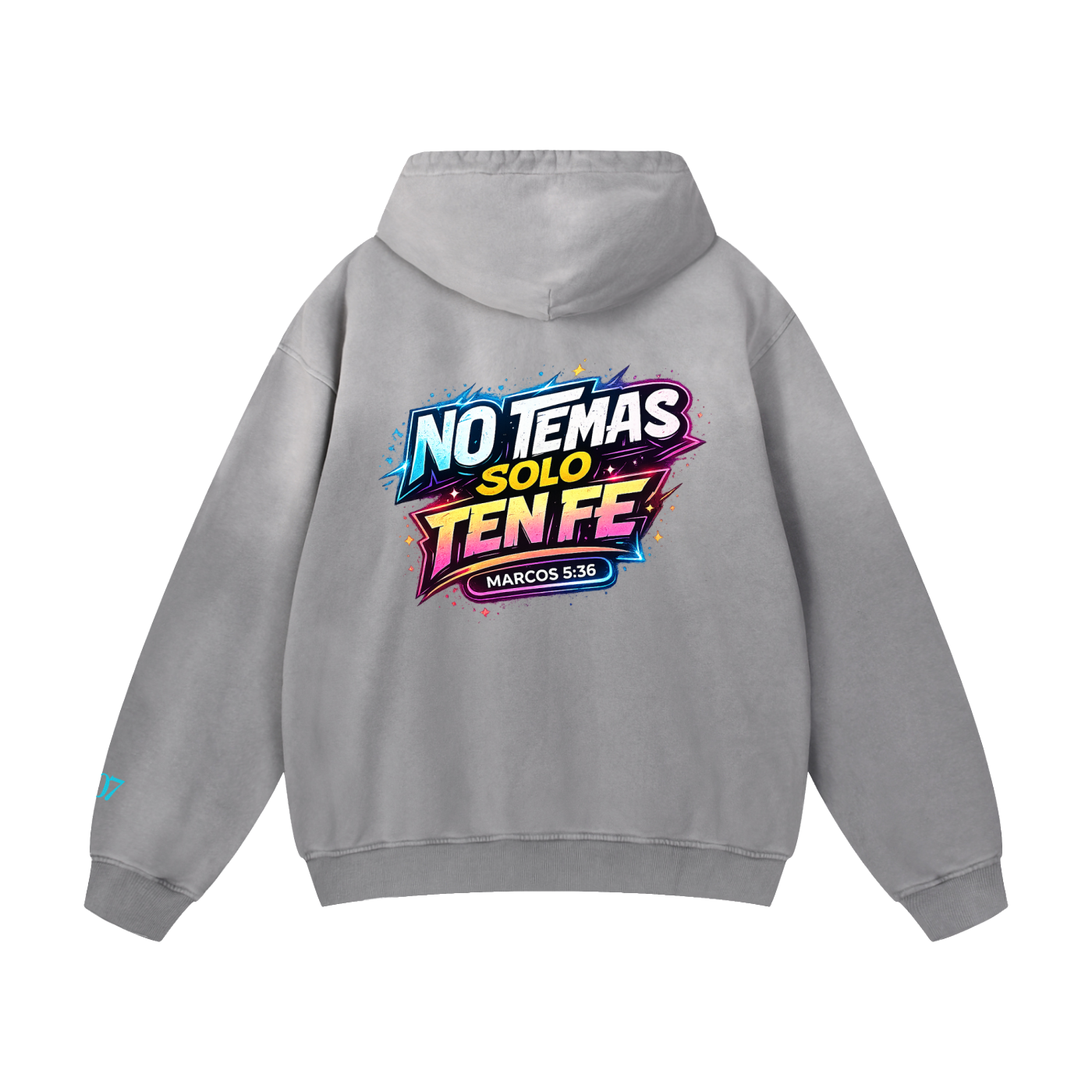 4GVIN ( No Temas ) Heavyweight Sunfade Oversized Hoodie