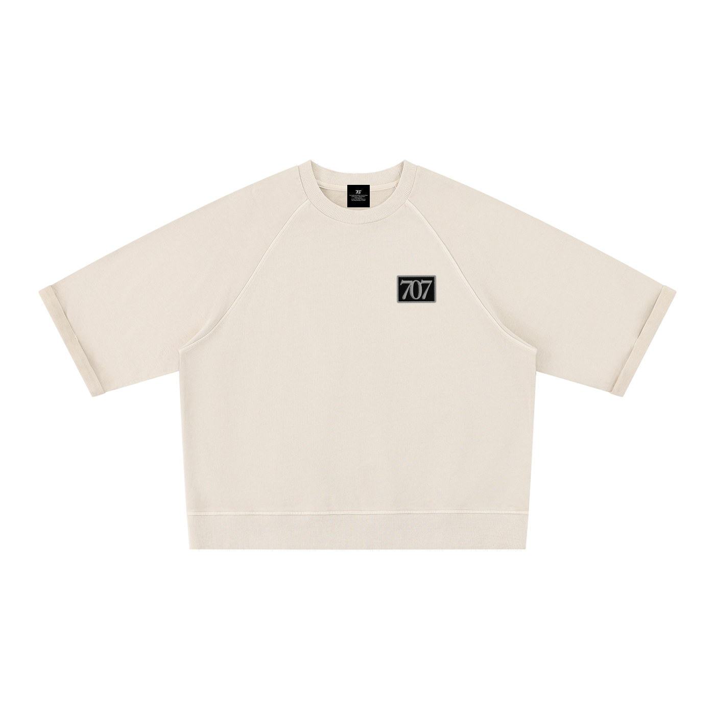 4GVIN ( Parcho ) Unisex Vintage Wash Boxy Short Sleeve Sweatshirt