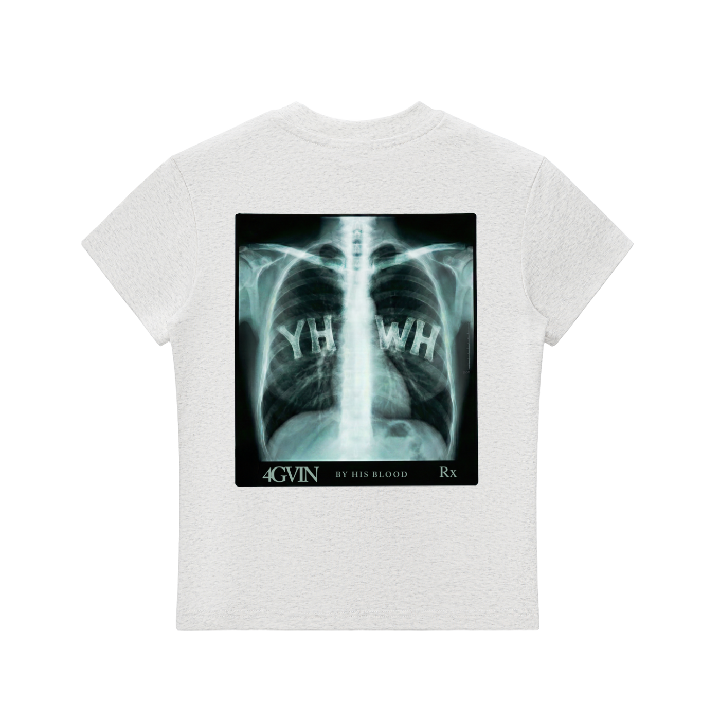 4GVIN "Breath of Life" Girls Essential Bodycon Crewneck T-Shirt