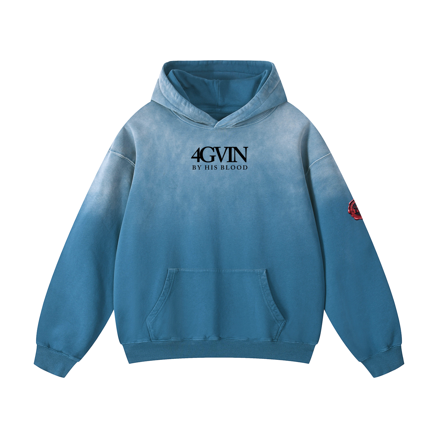 4GVIN Heavyweight Sunfade Oversized Hoodie