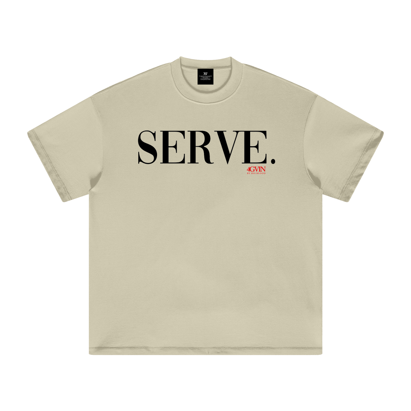 4GVIN ( SERVE ) Heavyweight Tone T-Shirt
