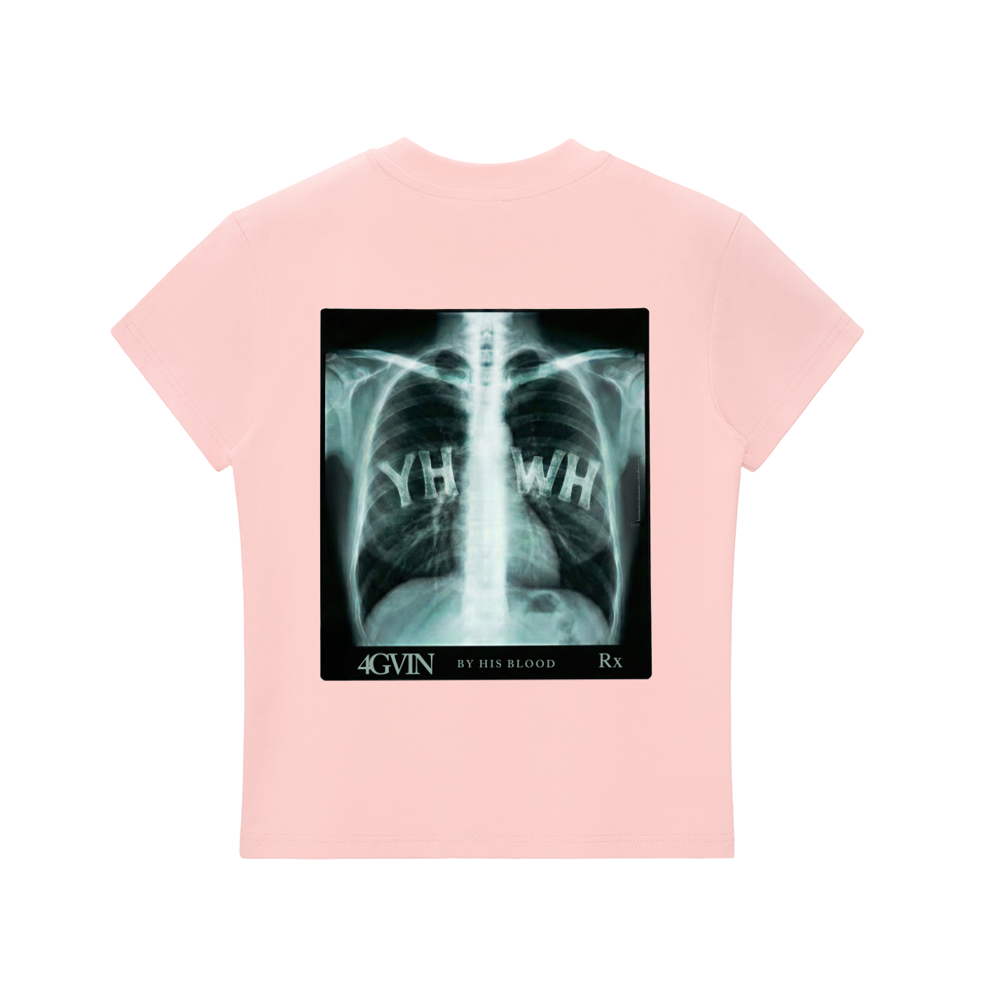 4GVIN "Breath of Life" Girls Essential Bodycon Crewneck T-Shirt