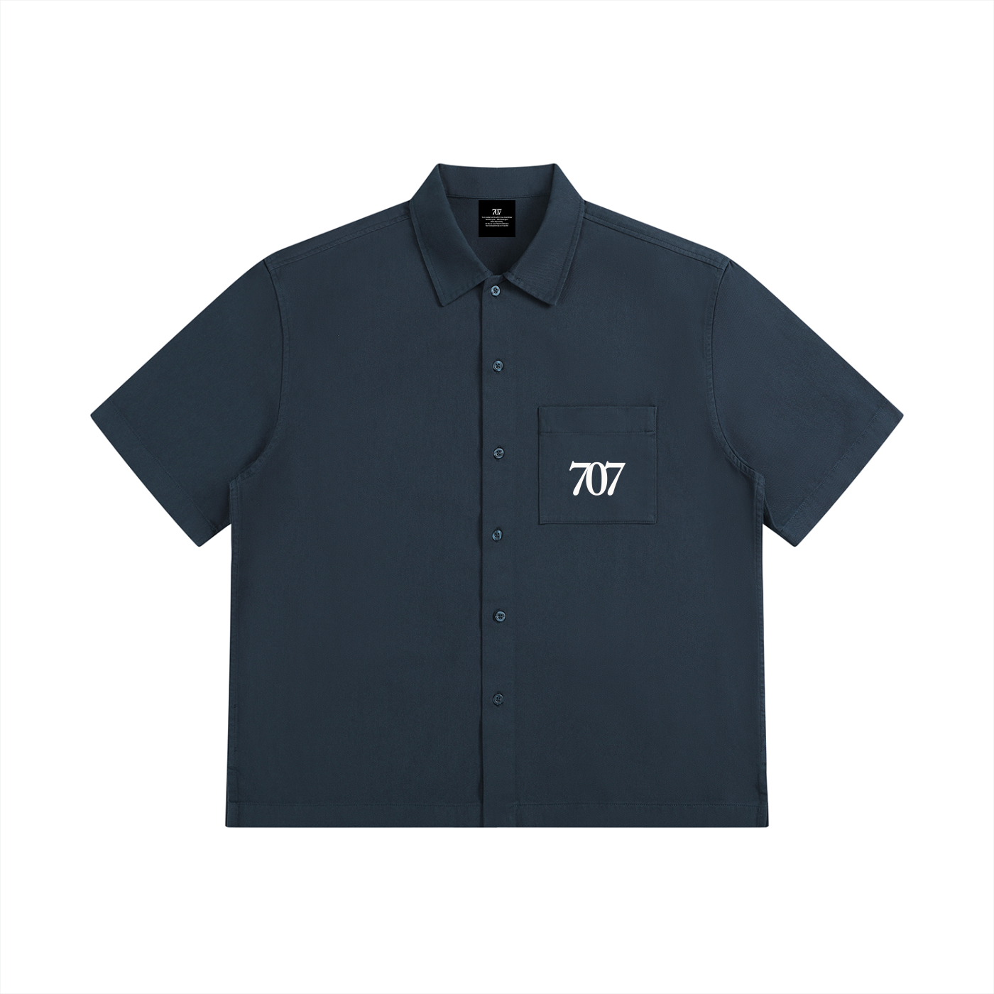 4GVIN Unisex Boxy Patch Pocket Short Sleeve Shirt