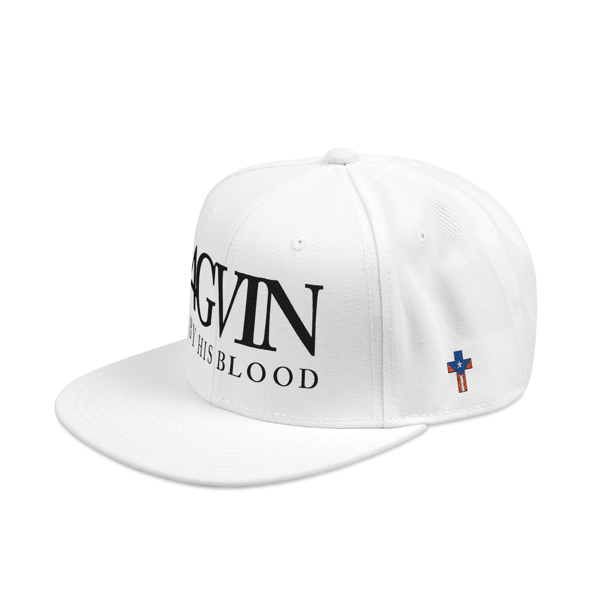 Snapback Hat — Subtle Embroidered Flag Pin & '707' Accent