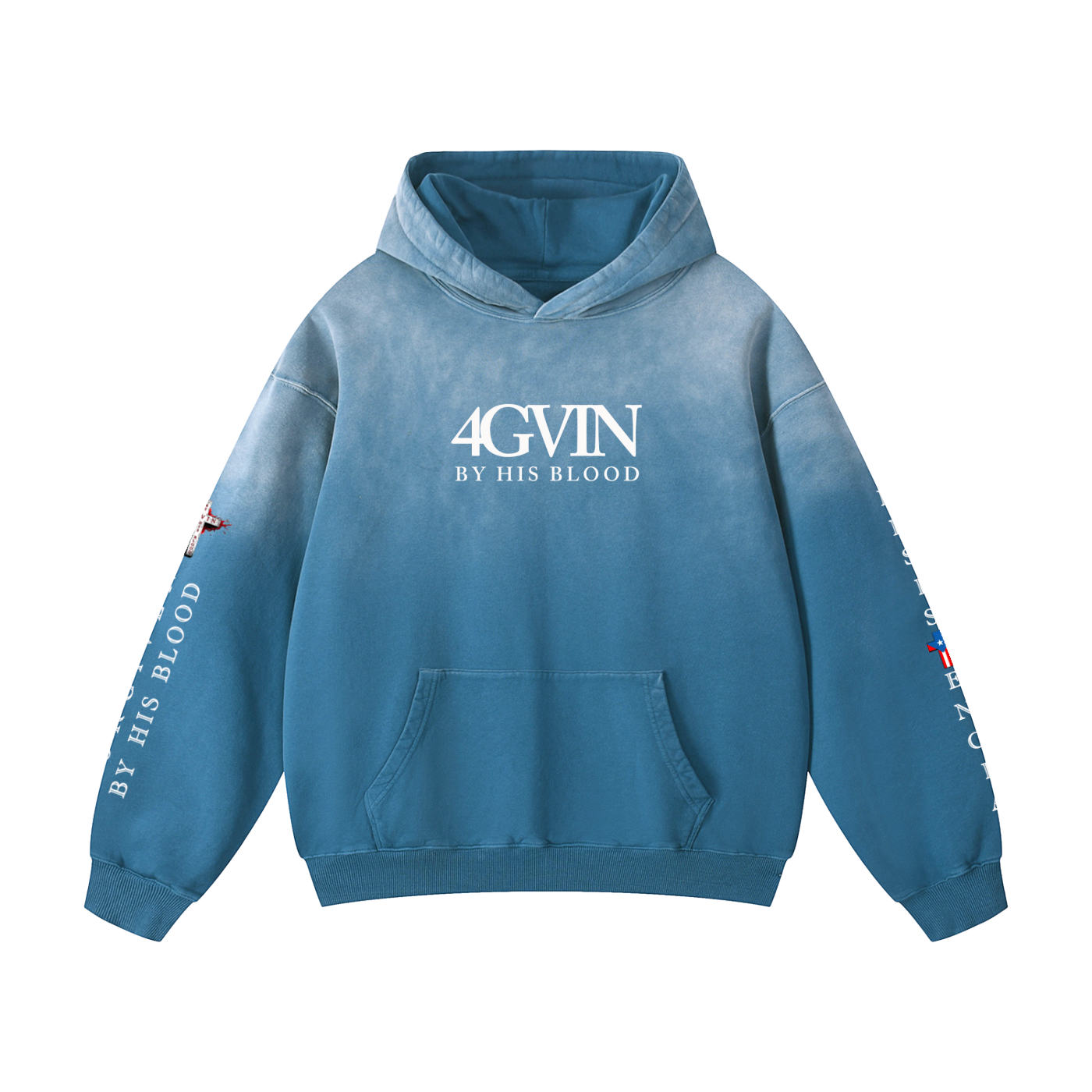 4GVIN "Faith Can Move Mountains" Heavyweight Oversized Hoodie