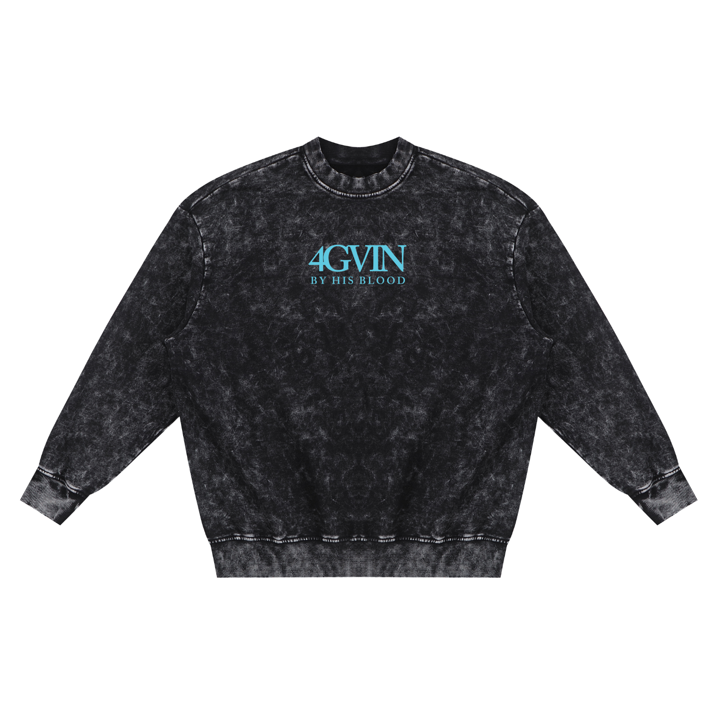4GVIN Washed Hand-Frayed Sweatshirt