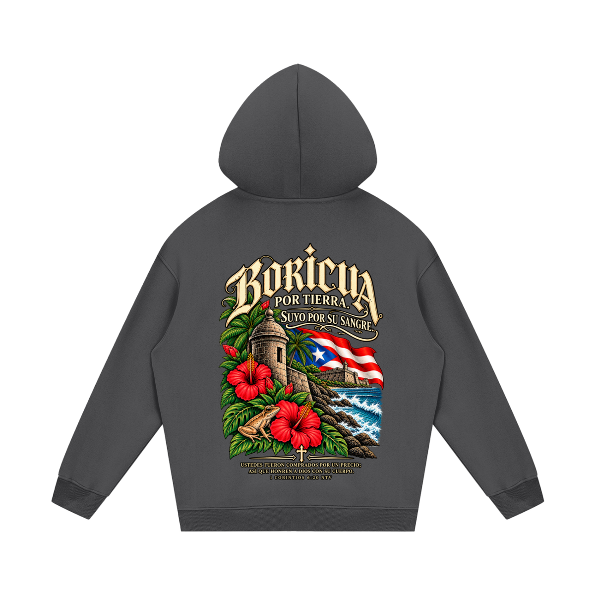4GVIN ( Bori ) Streetwear Unisex Fleece Hoodie