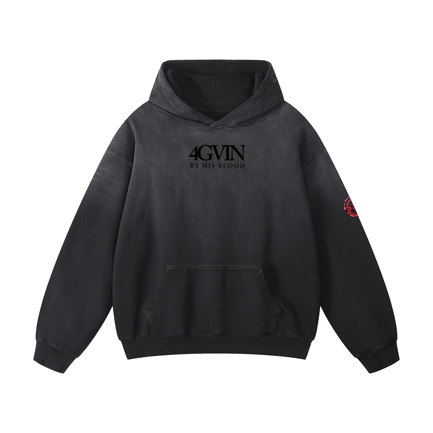 4GVIN Heavyweight Sunfade Oversized Hoodie
