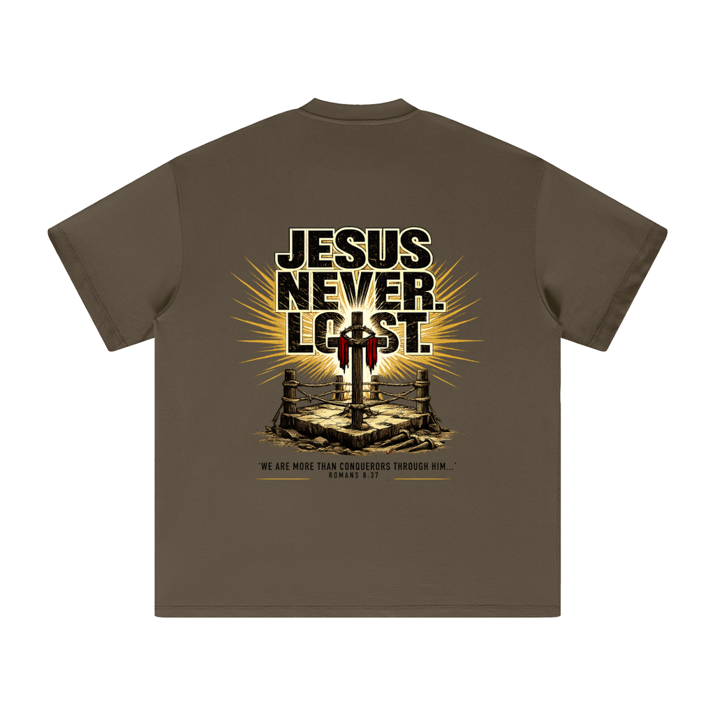 4GVIN ( Jesus Never )  Earth Tone T-Shirt