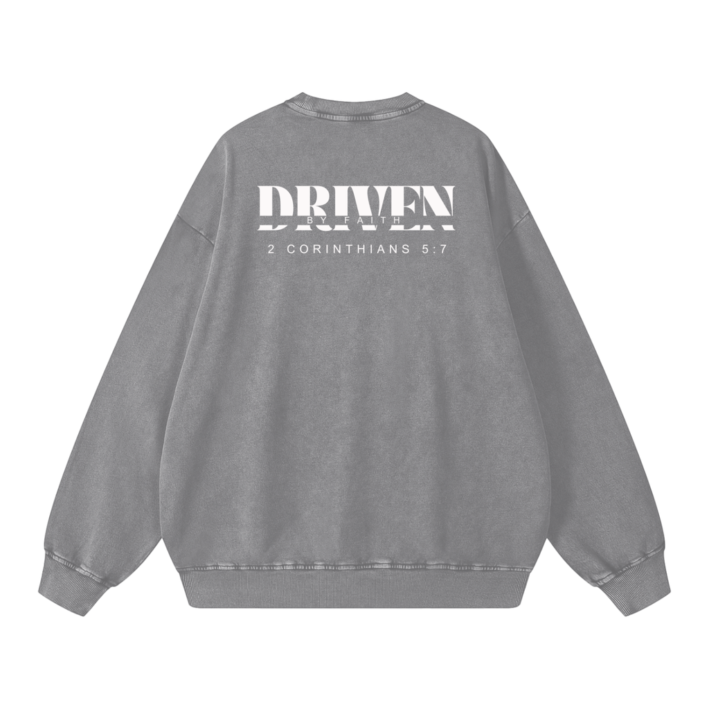 Snow Washed Oversized Sweatshirt