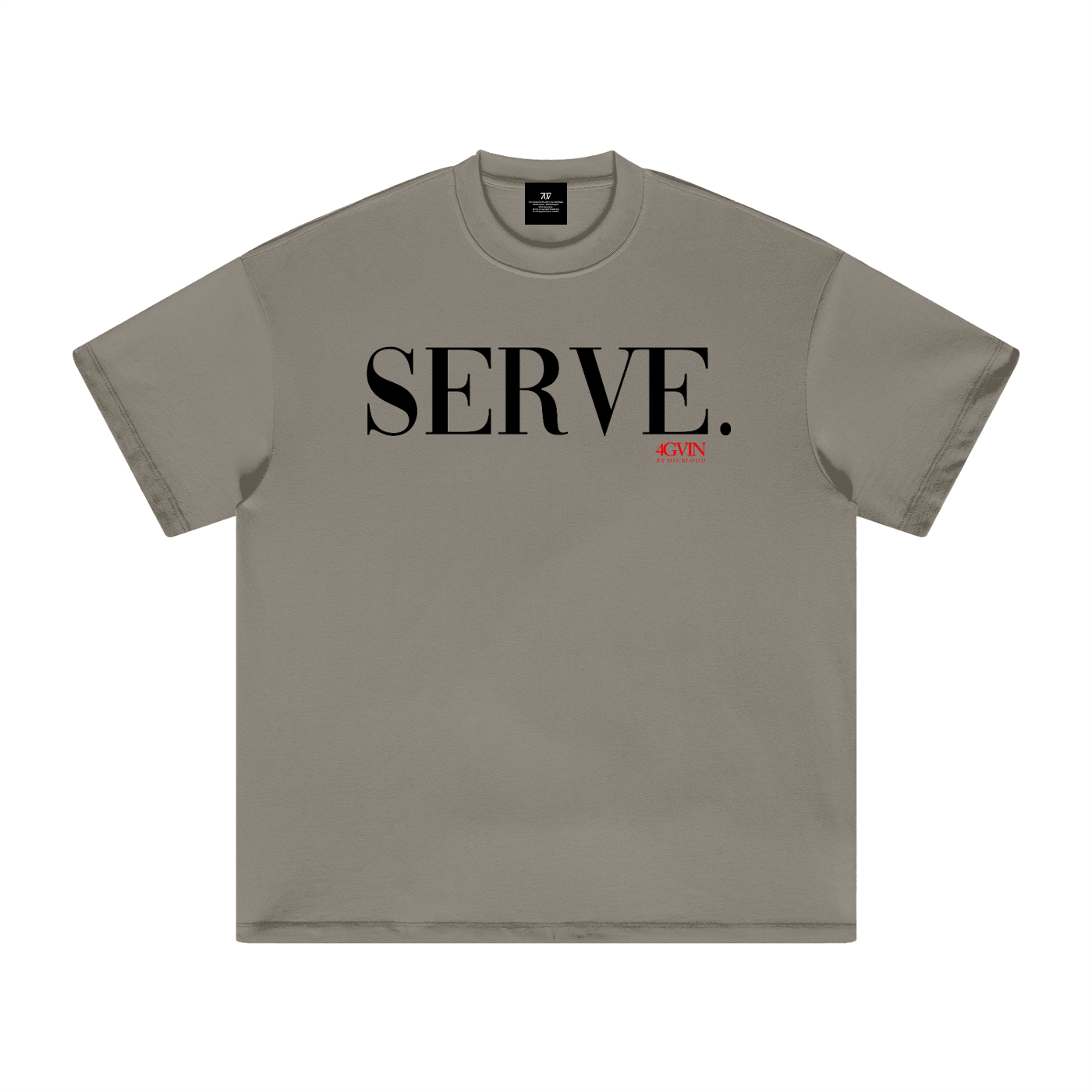 4GVIN ( SERVE ) Heavyweight Tone T-Shirt