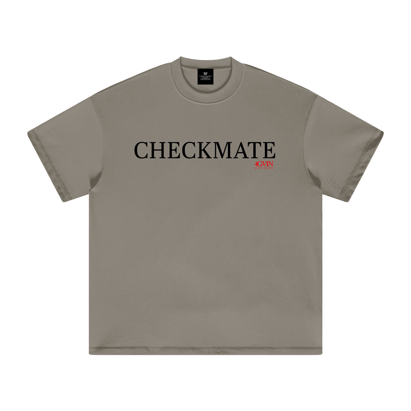 4GVIN ( Checkmate ) Heavyweight Tone T-Shirt