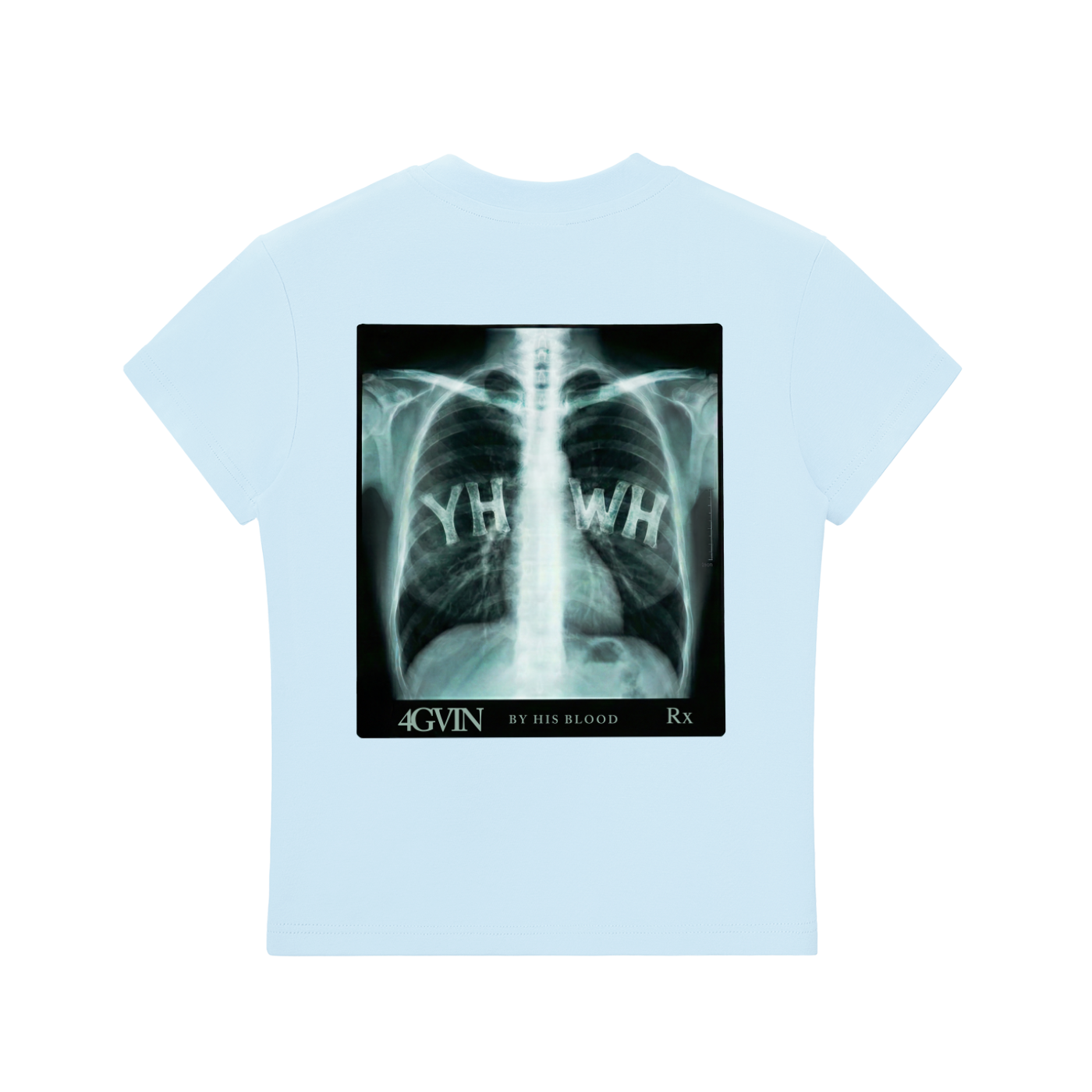 4GVIN "Breath of Life" Girls Essential Bodycon Crewneck T-Shirt