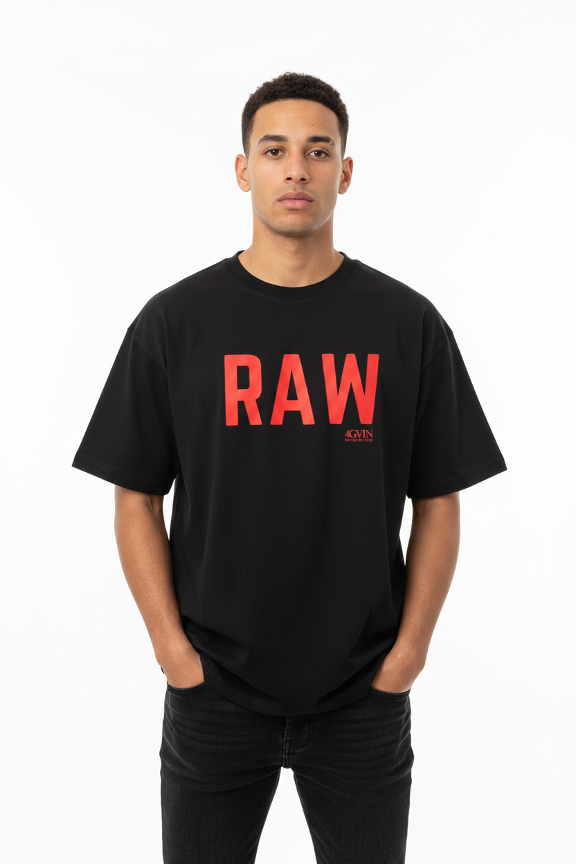 4GVIN ( Photographer ) Heavyweight Drop Shoulder Cotton T-Shirt
