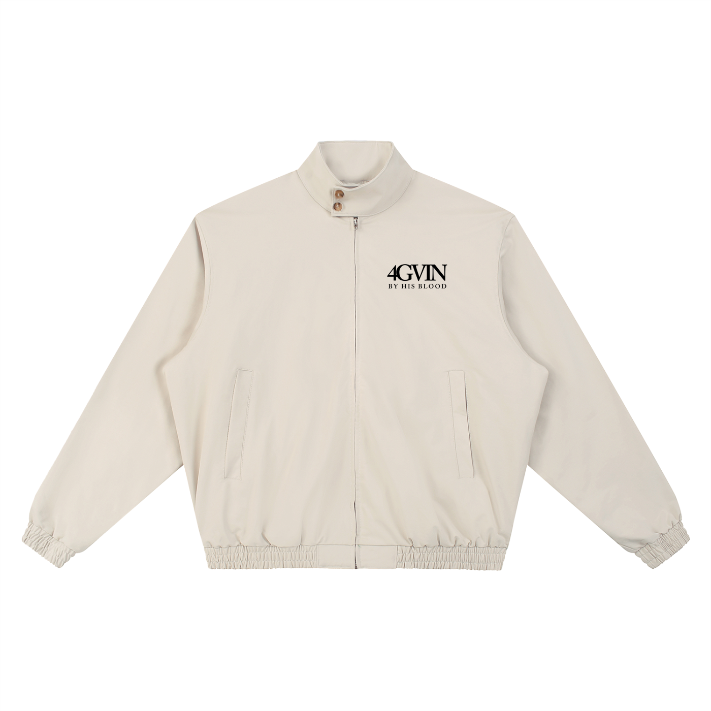 4GVIN Stand Collar Bomber Jacket